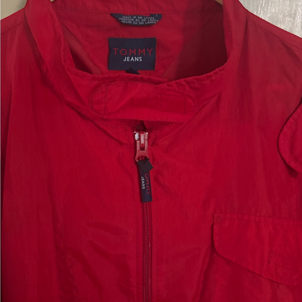 Tommy Hilfiger Red Nylon Jacket